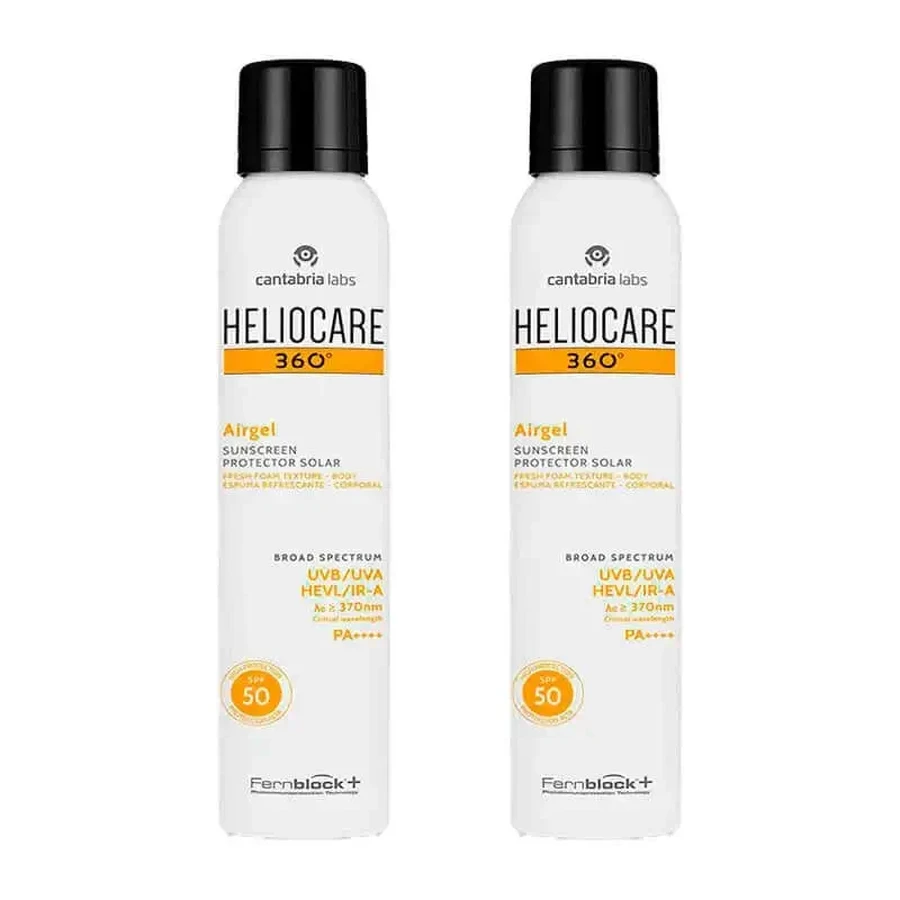 Гелеве тіло Heliocare Double 360° Airgel Body, 2X200 мл: ціни та характеристики