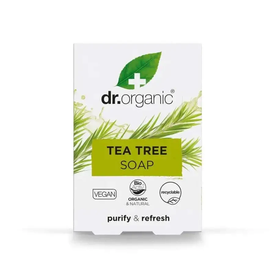 Мыло Dr.Organic Чайное дерево для жирной кожи, 100 мл: цены и характеристики