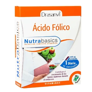 Drasanvi Фолієва кислота Nutrabasicos, 30 капсул