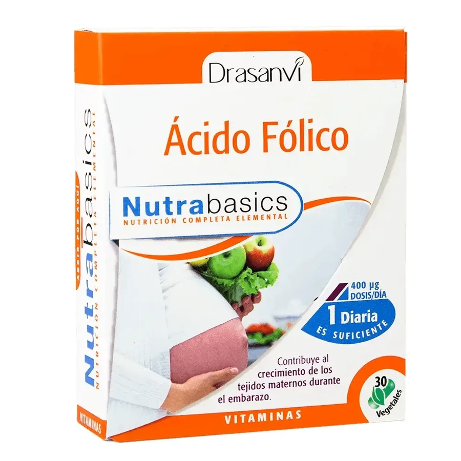 Drasanvi Фолієва кислота Nutrabasicos, 30 капсул: ціни та характеристики