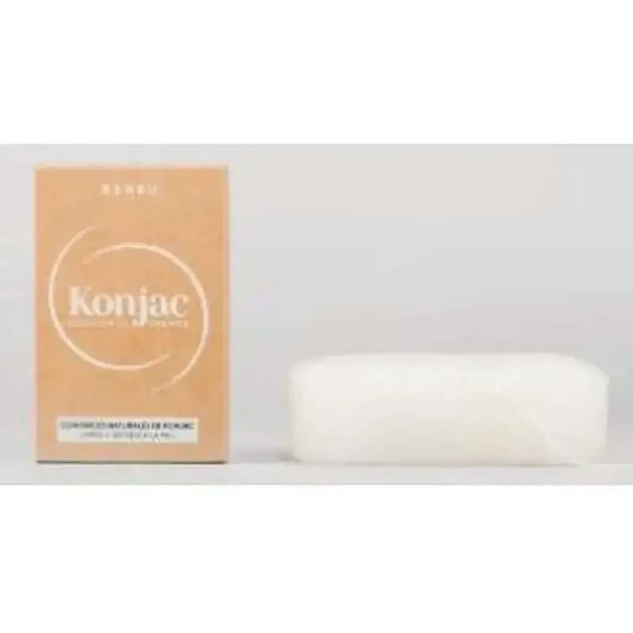 Banbu Konjac Отшелушивающая губка белая, 5 гр: цены и характеристики