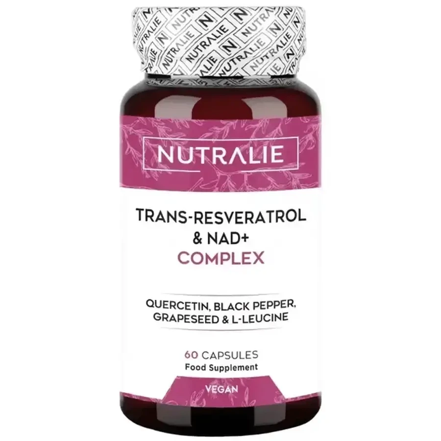 Nutralie Trans Resveratrol & Nad+ Complex with Quercetin + Piperine, 60 капсул: цены и характеристики