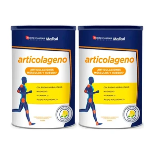 Forté Pharma Duplo Medical Articolageno зі смаком лимона, 2 x 349,5 г