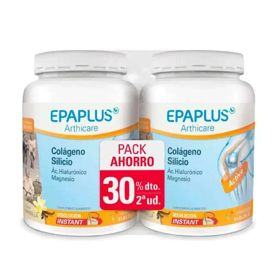 Epaplus Duplo Joints Коллаген + кремнезем с ванильным вкусом, 2х326 грамм: цены и характеристики