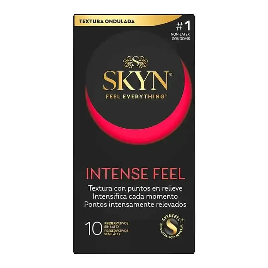 Презервативи Skyn Intense Feel з розтяжками, 10 шт.: ціни та характеристики