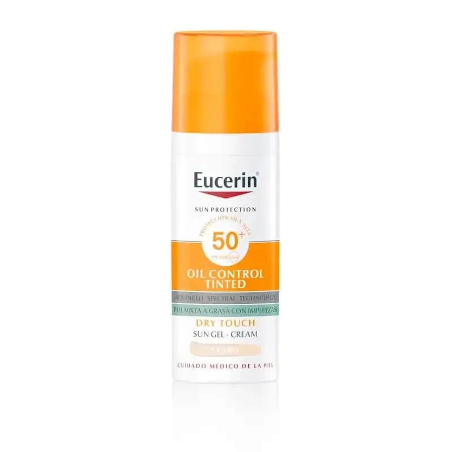 Eucerin FaceSolar FaceSolar Oil Control Dry Touch Cream Gel Spf50+ Light Tint, 50 мл: цены и характеристики