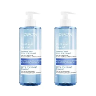 Vichy Dercos Technique Минеральный шампунь частого использования, 2X400 мл
