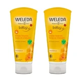 Детский шампунь и гель для душа Weleda Календула, 2 x 200 мл