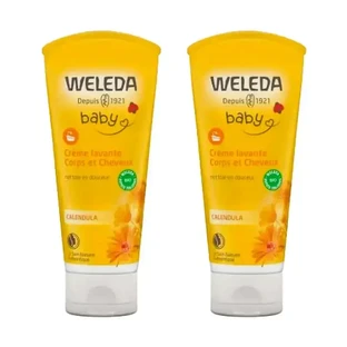 Weleda Календула дитячий шампунь і гель для душу, 2 х 200 мл