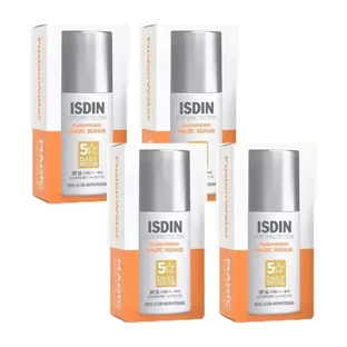 Фотозахисний крем Isdin Fusion Water Magic Repair SPF 50+, упаковка 4 x 50 мл