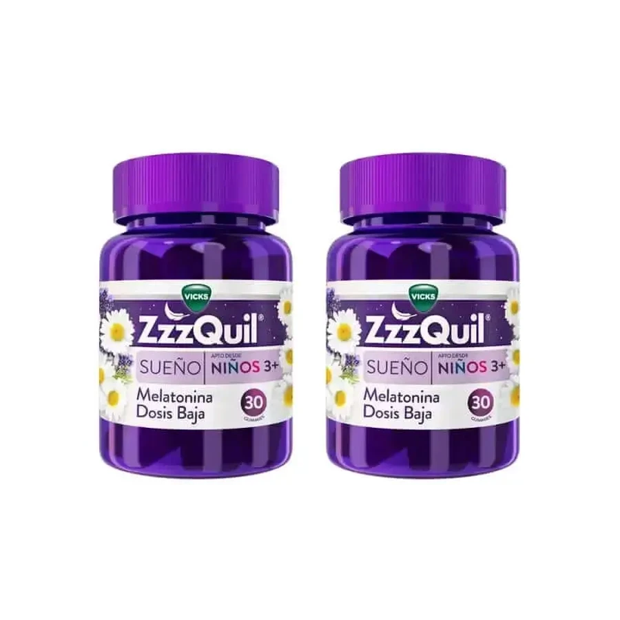 Zzzquil Natura Kids Мелатонин в низкой дозировке +3 года, 2X30 жевательных конфет: цены и характеристики