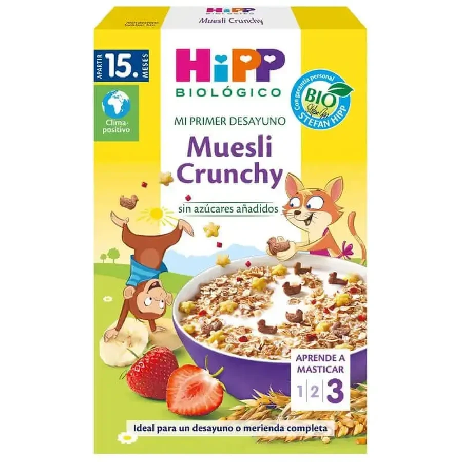 Hipp Bio мюслі хрусткі, 200 г: ціни та характеристики