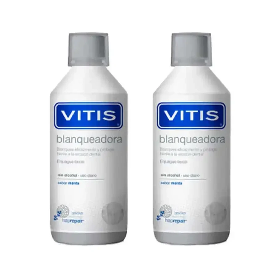 VITIS Duplo Отбеливающий ополаскиватель для рта 2х500 мл: цены и характеристики