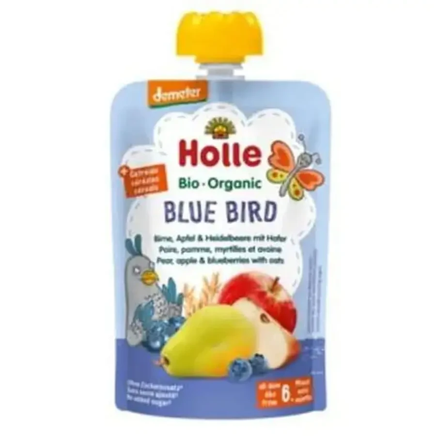 Holle Smoothie Blue Bird Smoothie Blue Bird Грушево-черничный смузи 6Luni 100Gr Dem: цены и характеристики