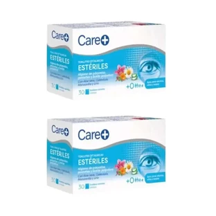 Care+ Стерильні серветки для очей, упаковка 2 х 30 шт.