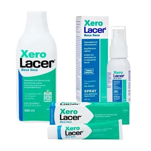 Lacer Xerolacer набір (ополіскувач для порожнини рота + зубна паста + спрей)