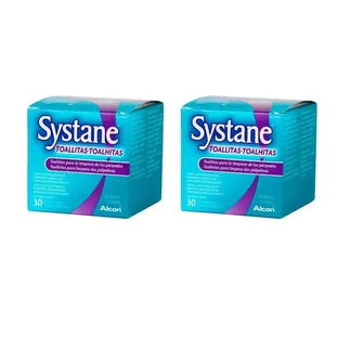 Салфетки Systane, упаковка 2 X 30 шт.