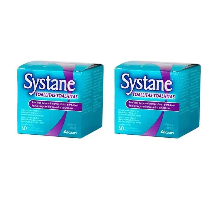 Салфетки Systane, упаковка 2 X 30 шт.: цены и характеристики