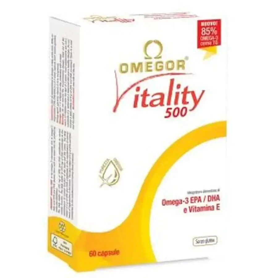 Uga Nutraceuticals Omegor Vitality 500 60Caps.: цены и характеристики