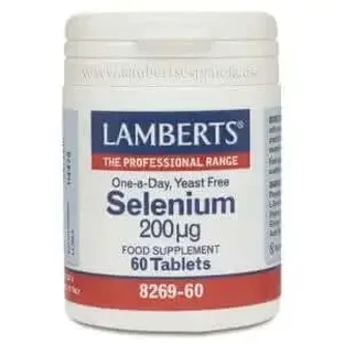Lamberts Selenium 200 мг (у вигляді селену-L-метіоніну) 60 таб.