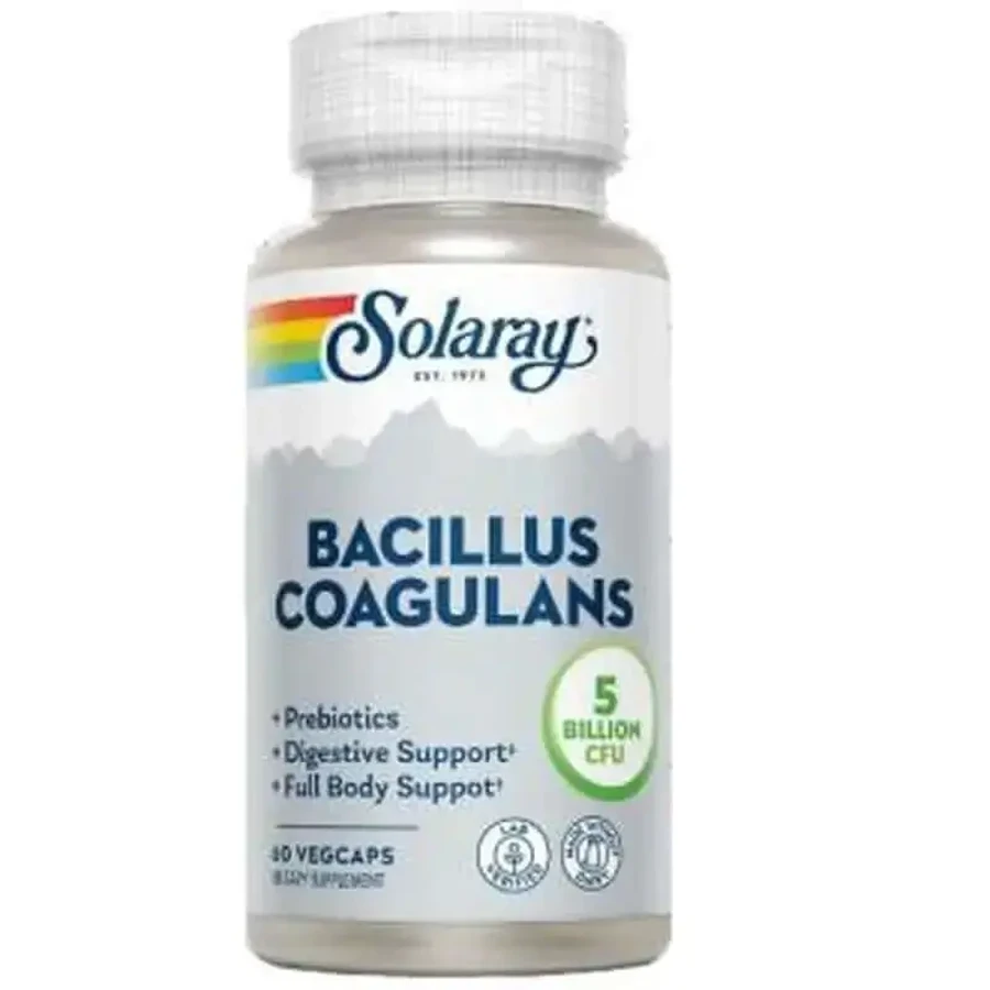 Solaray Bacillus Coagulans 60 капсулveg: ціни та характеристики