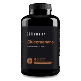 Zenement Glucomannan Natural Satisfaction 180 веганських капсул
