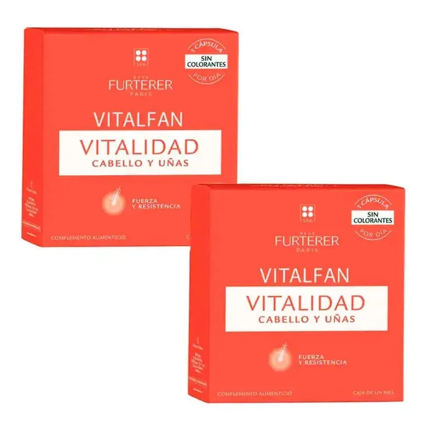 Rene Furterer Vitalfan Vitality Hair & Nails, упаковка 2 x 30 капсул: ціни та характеристики