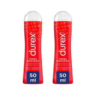 Durex Pack Play Duplo Strawberry Lubricating Gel, 2 X 50 мл