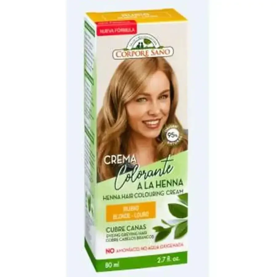 Corpore Sano Henna Blonde Colouring Cream 80Ml.: цены и характеристики