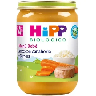 Рисовые блинчики Hipp Bio с морковью и говядиной, 190 G