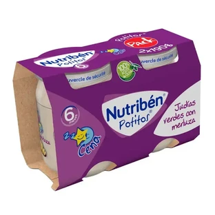 Nutribén Pack Квасоля потіто з хеком, 2X190 г