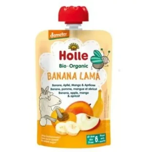 Holle Smoothie Банановий коктейль Банановий коктейль Банановий коктейль Банановий коктейль 6Luni 100Gr Demeter