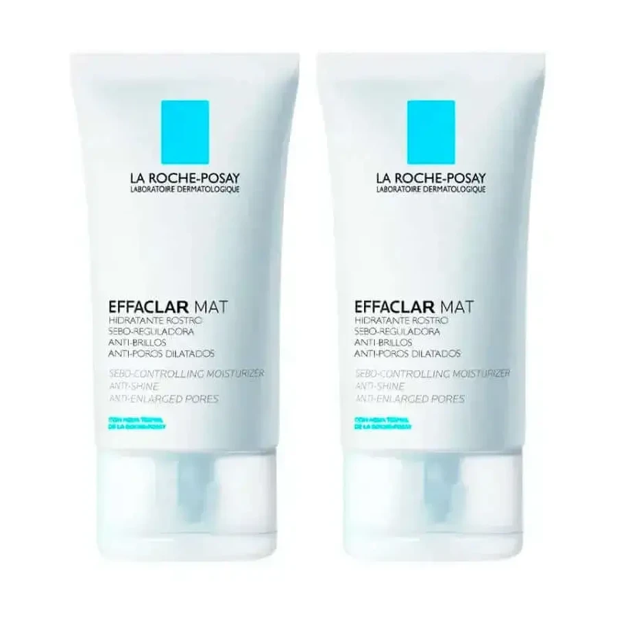 Килимок для обличчя La Roche Posay Effaclar Mat, упаковка 2 х 40 мл: ціни та характеристики