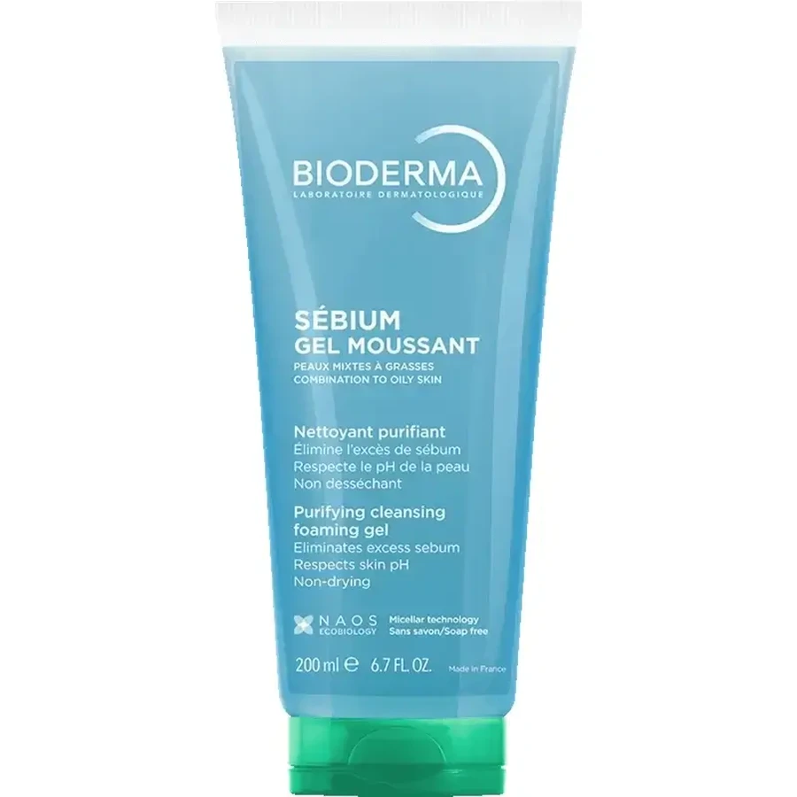 BIODERMA BIODERMA Sebium Specific без моющих средств пенящийся очищающий гель, 200 мл: цены и характеристики