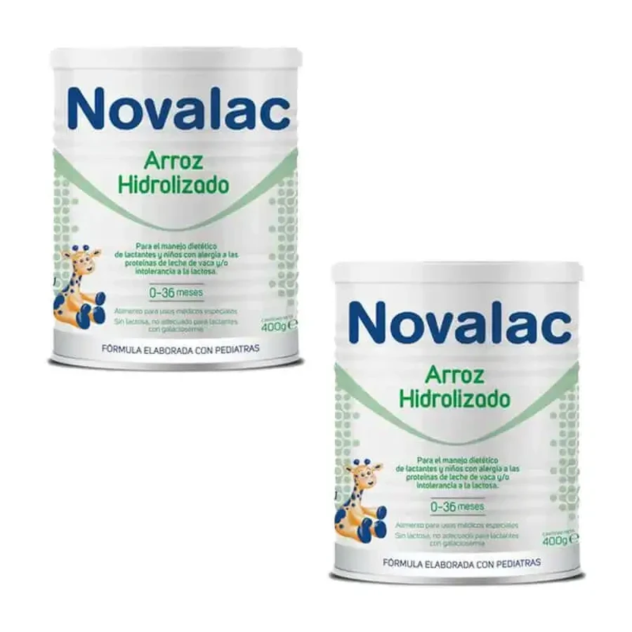 Гидролизованный рис Novalac, упаковка 2 X 400 г: цены и характеристики