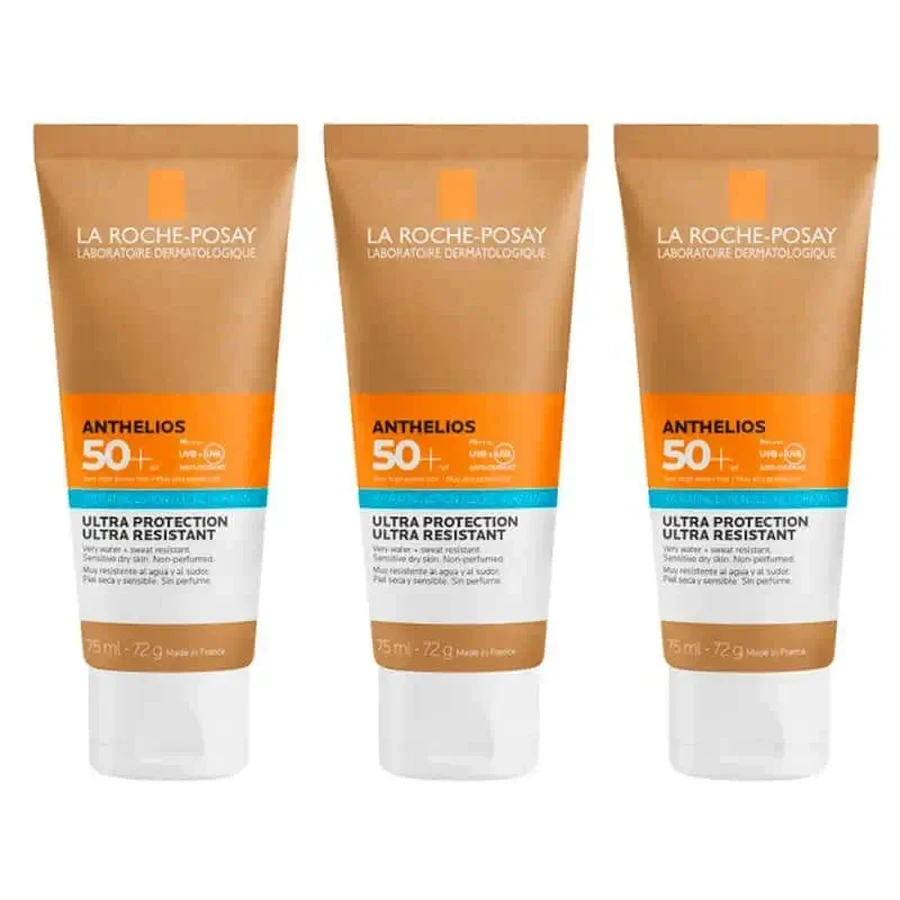 La Roche Posay Anthelios Triplo Увлажняющее молочко Spf50+ Eco-Sustainable, 3 X 75 мл: цены и характеристики