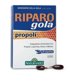 Naturando Прополіс заспокійливий для горла 20 перлин.