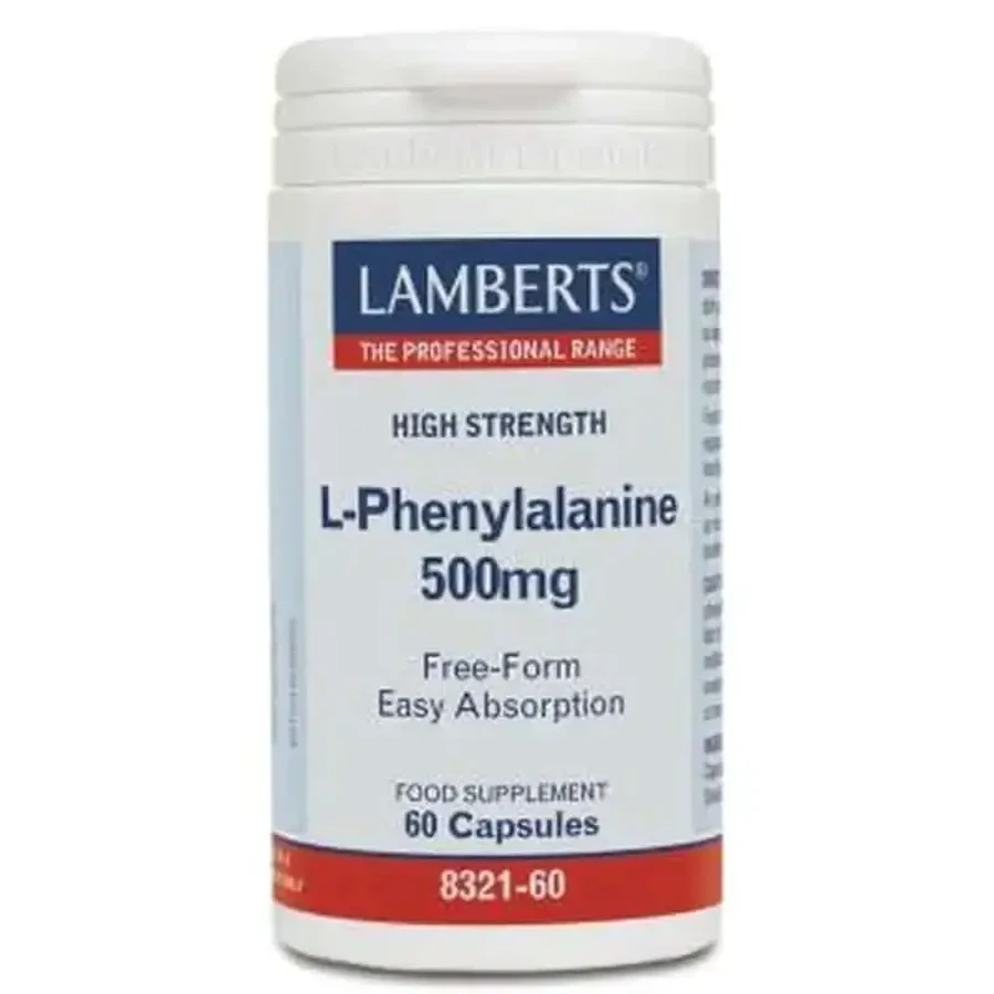 Lamberts L-Phenylalanine 500 Mg. 60 Capsules: цены и характеристики