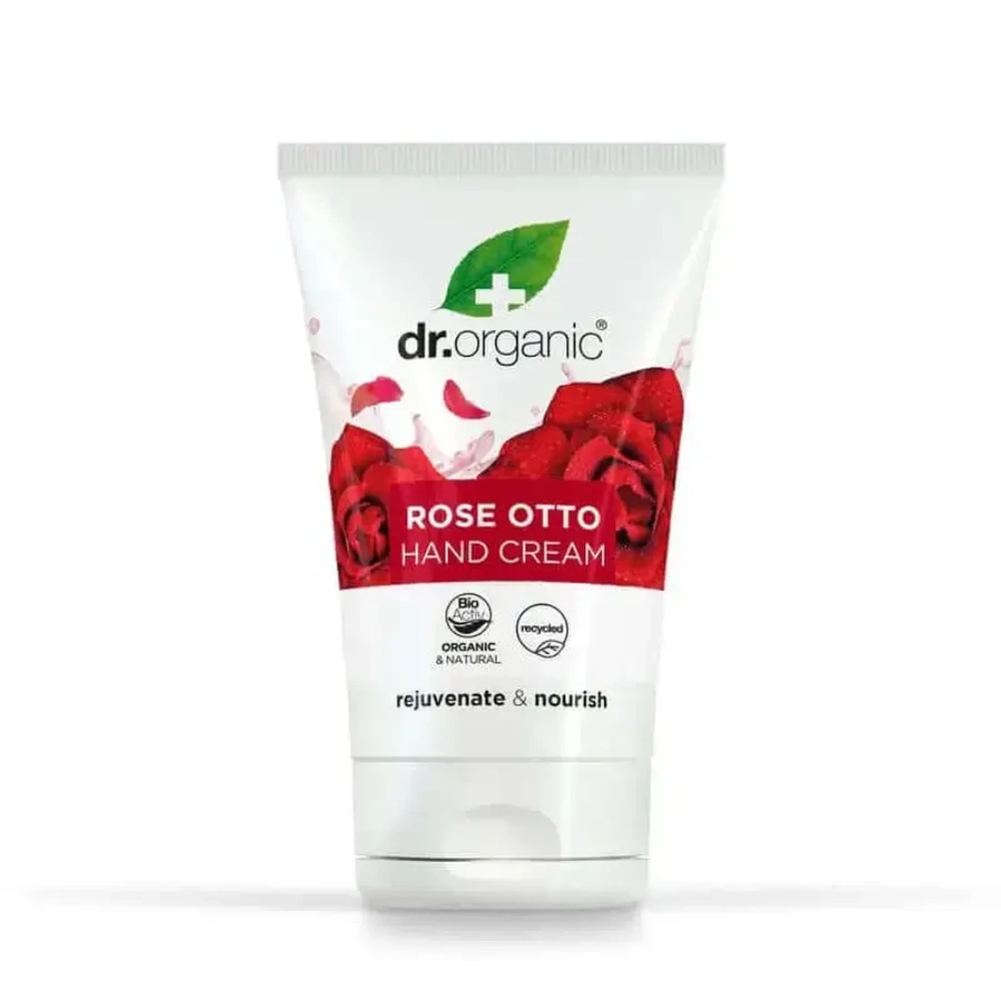 Крем для рук та нігтів Dr.Organic Rosa Damascena для зрілої шкіри 125 мл: ціни та характеристики
