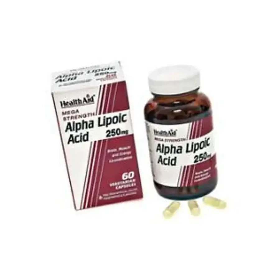 Health Aid Альфа-ліпоєва кислота 60 капс.: ціни та характеристики
