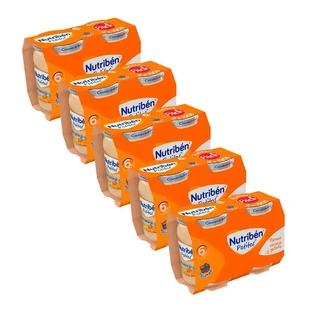 Nutriben Snack Pot Pack Банан, апельсин и печенье 5 X 2 X190 гр.