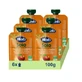 Hero Baby Pack Eco Hero Solo Pack з яблуками, бананами та морквою, 6 х 100 г