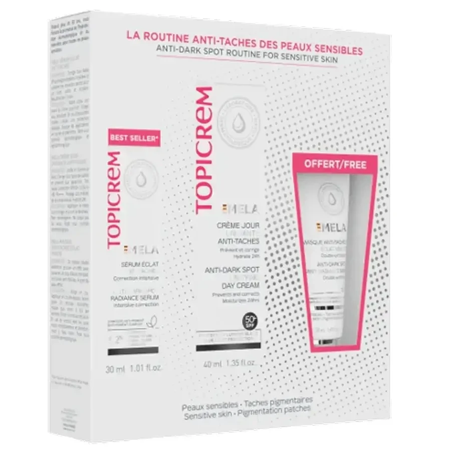Topicrem Mela Serum Box 30 Ml + Day Cream 40 Ml + Mask 50 Ml: цены и характеристики