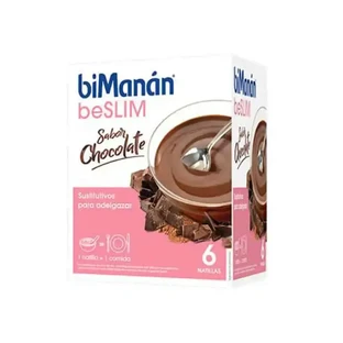 BiManán Beslim Заварной крем со вкусом шоколада 6 пакетиков