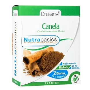 Drasanvi Cinnamon Nutrabasicos, 60 капсул