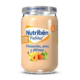 Nutribén Potito Персик, груша та банан, 235г