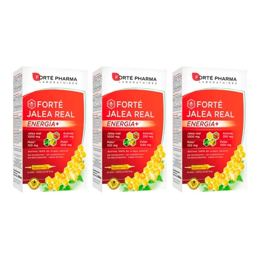 Forté Pharma Потрійне маточне молочко Forté Energy+, 3 х 20 флаконів: ціни та характеристики