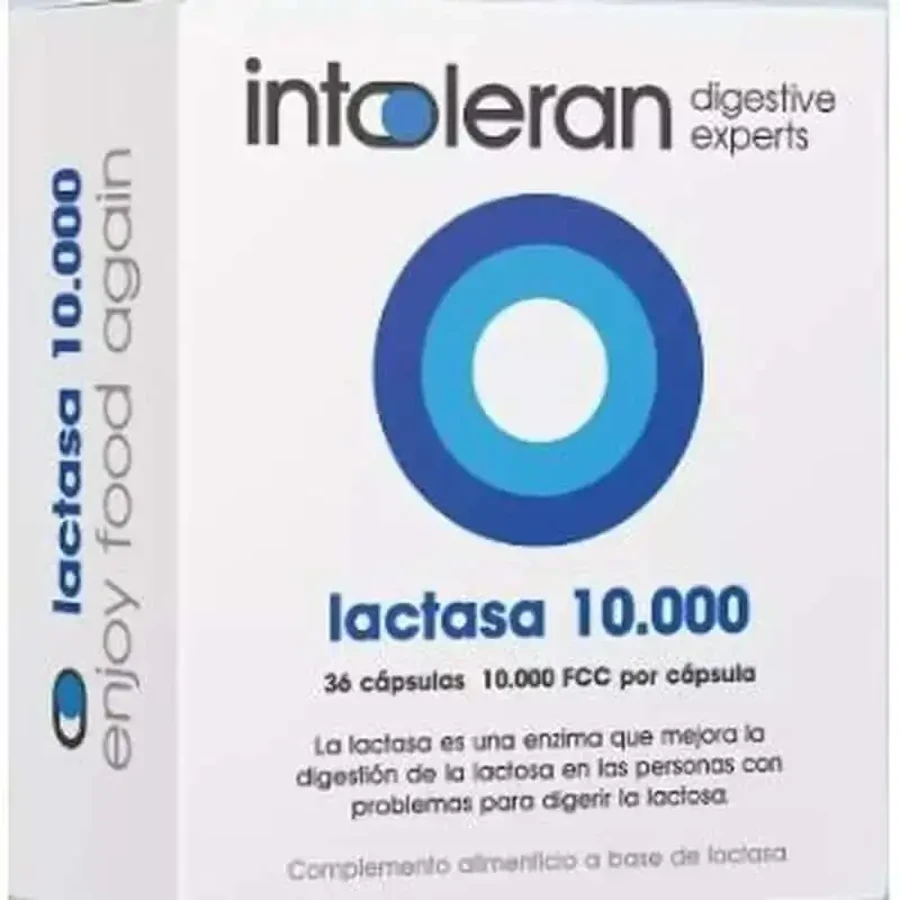 Intoleran Intoleran Лактаза 10.000 36 капсул: цены и характеристики