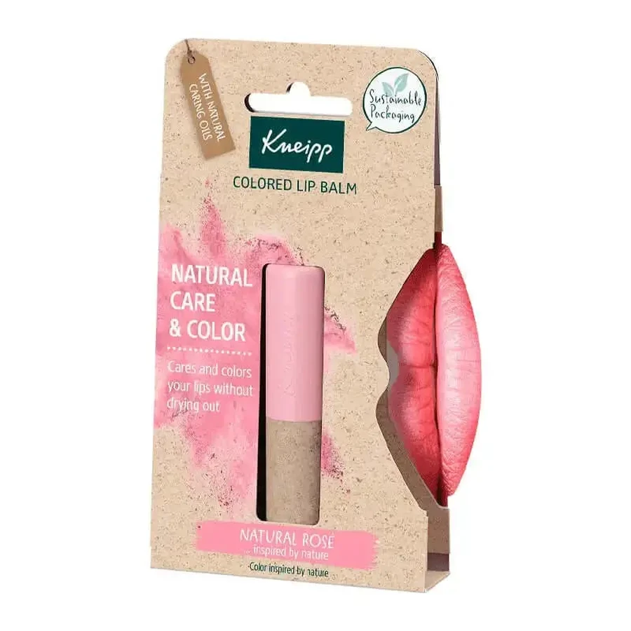 Помада для губ Kneipp Natural Colour Rosé, 3,5 г: ціни та характеристики