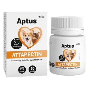 APTUS Attapectin Vet, XS-XL, добавка для пищеварительной системы собак и кошек, коробка, 30 таблеток